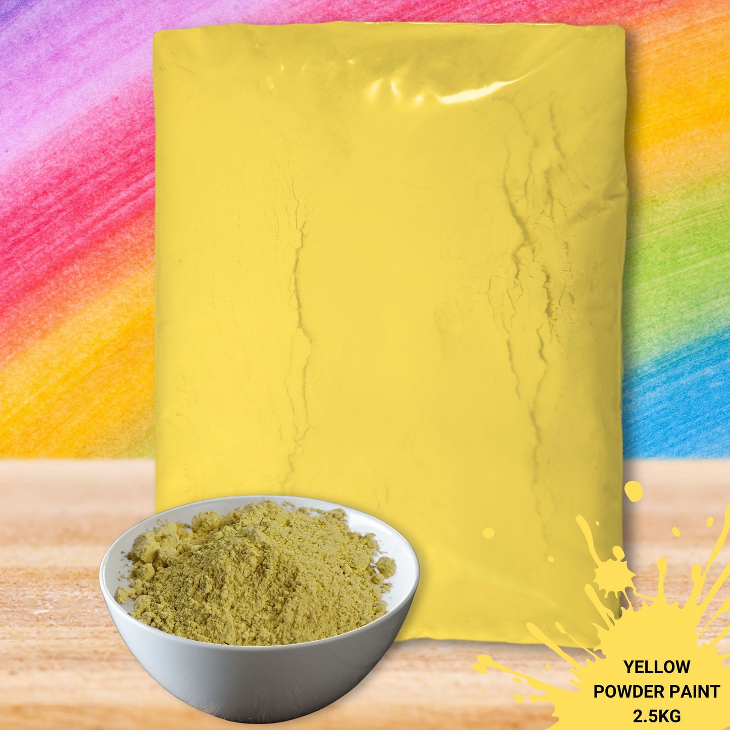 Powder Paint Single Colour Bags of 2.5kg Non Toxic Childrens Paint