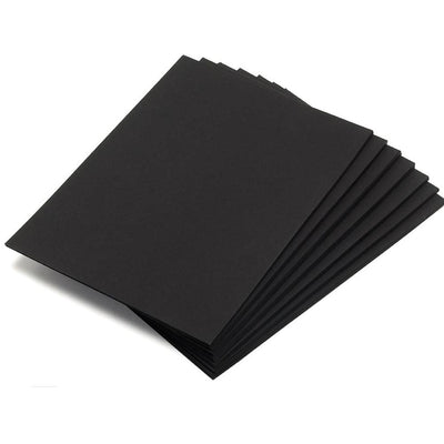 100% Recycled A5 Black Card 270gsm 50 Sheets