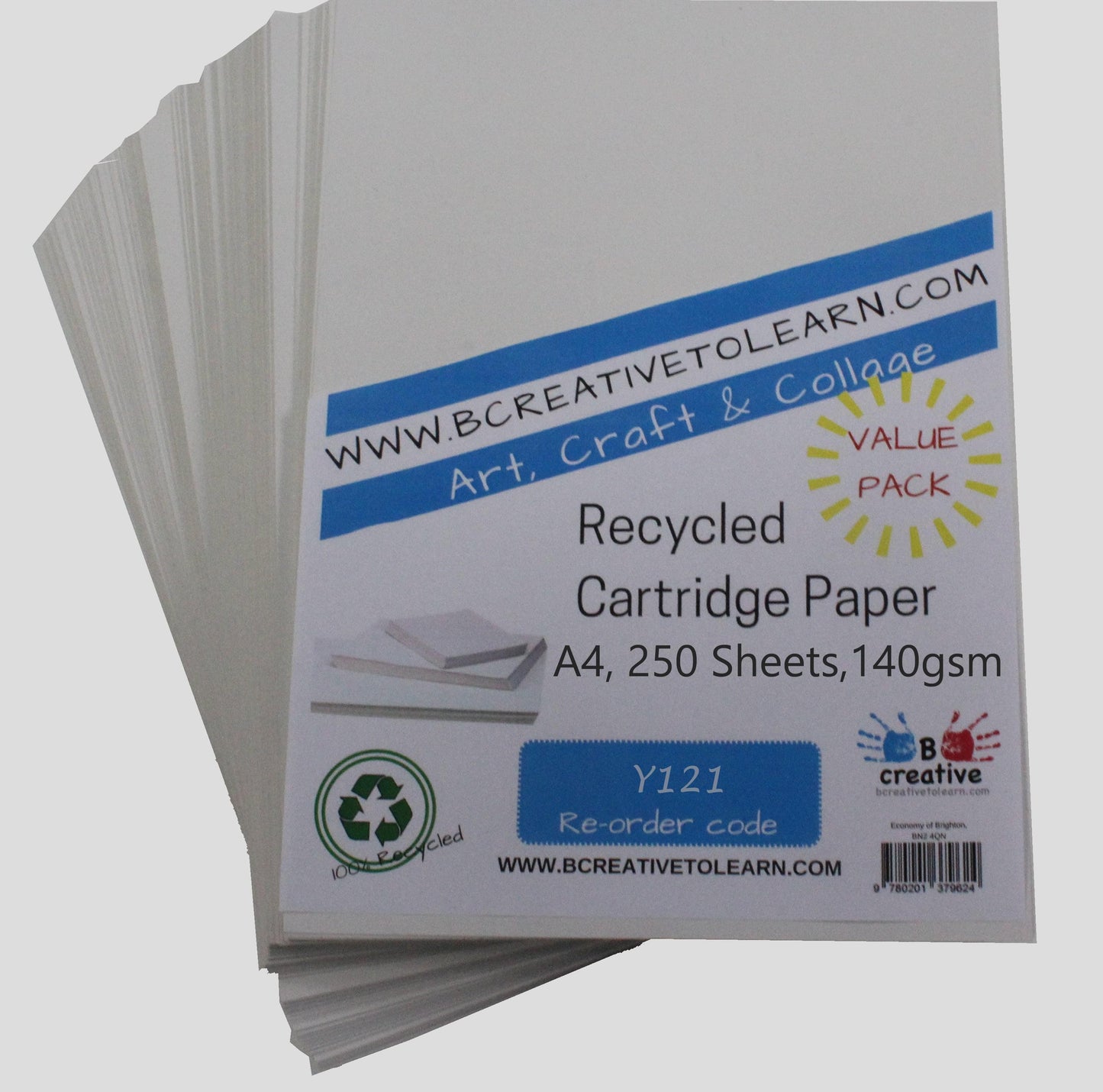100% Recycled A4 Cartridge Paper 140gsm Choose Quantity