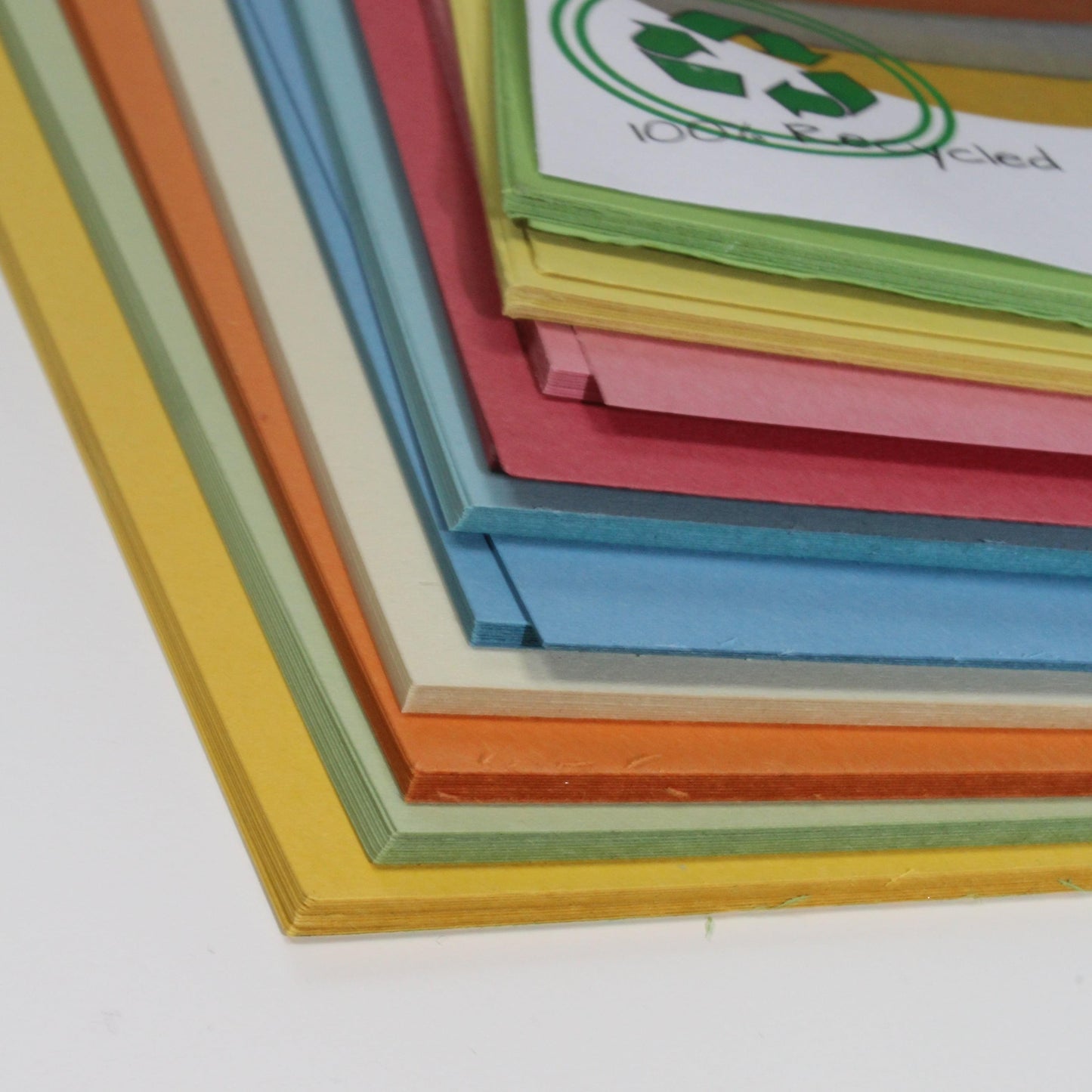 100% Recycled A3 Ten Colour Card Mix 180gsm