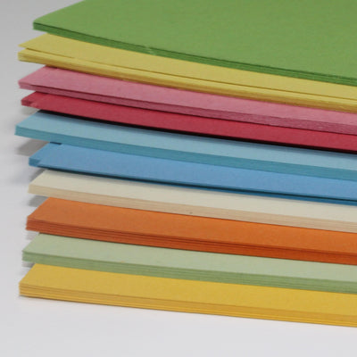 100% Recycled A3 Ten Colour Card Mix 180gsm