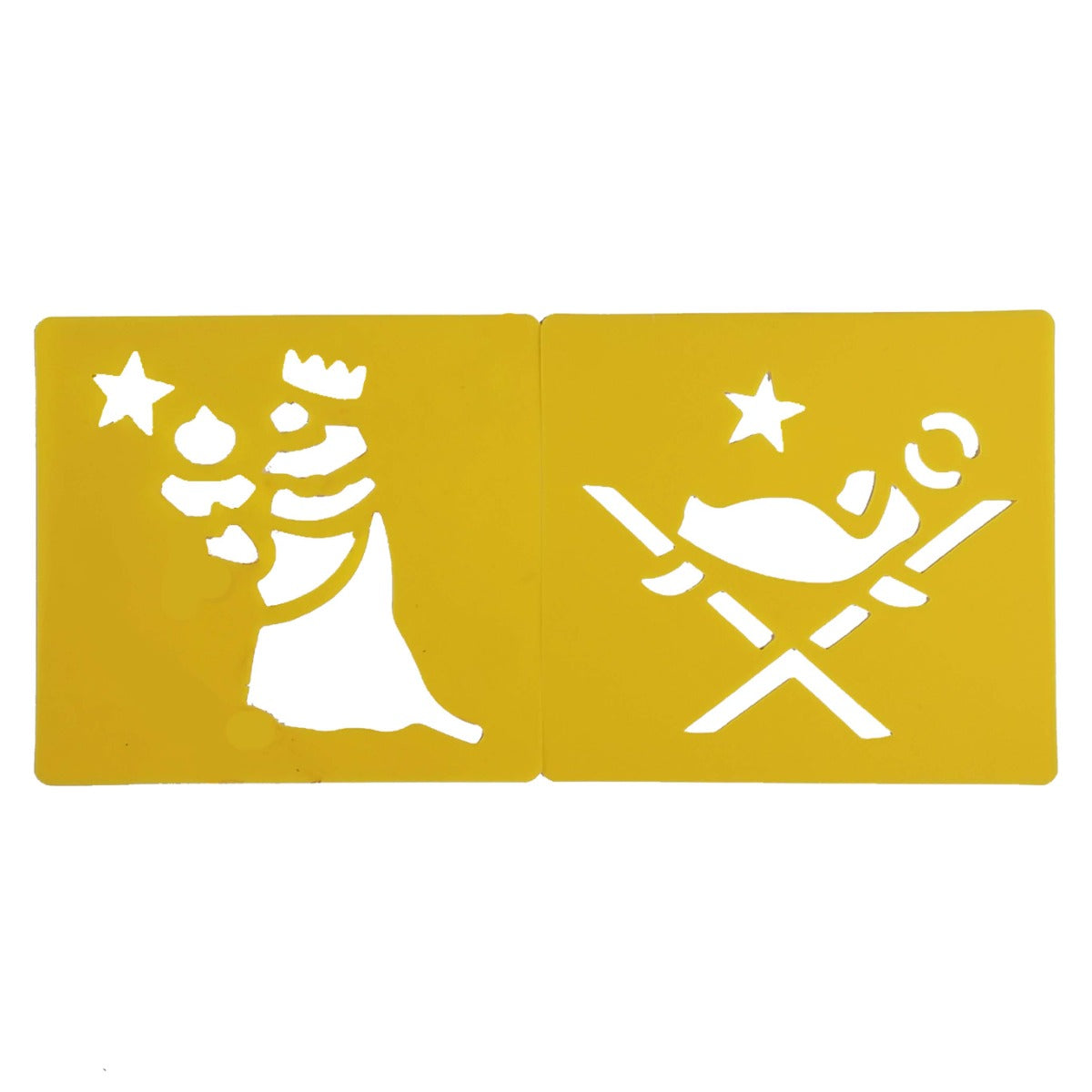 Nativity Scene Stencil Art Set for Children Reusable Pack of 6