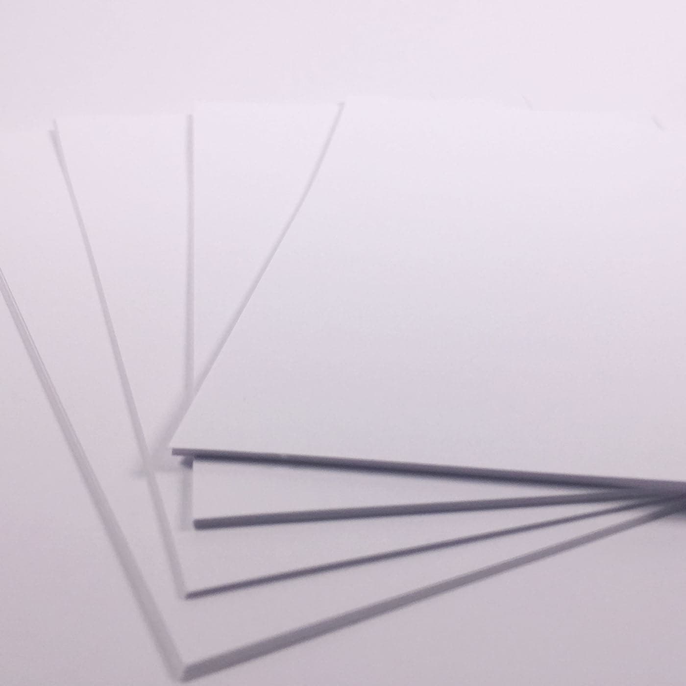 160gsm white card