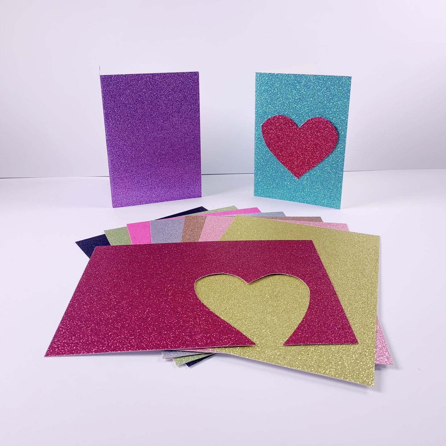 glitter card
