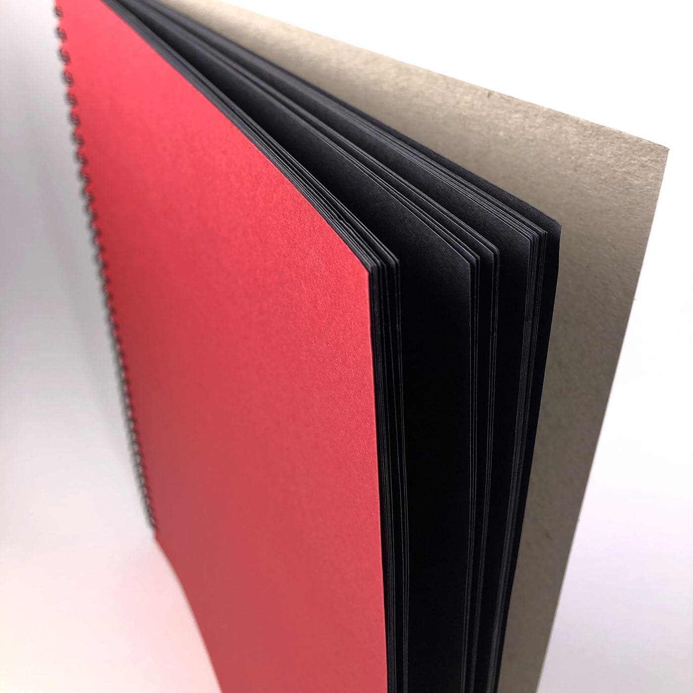 Scrap Books perfect for displaying Topic Work - Red Cover 20 Black Pages