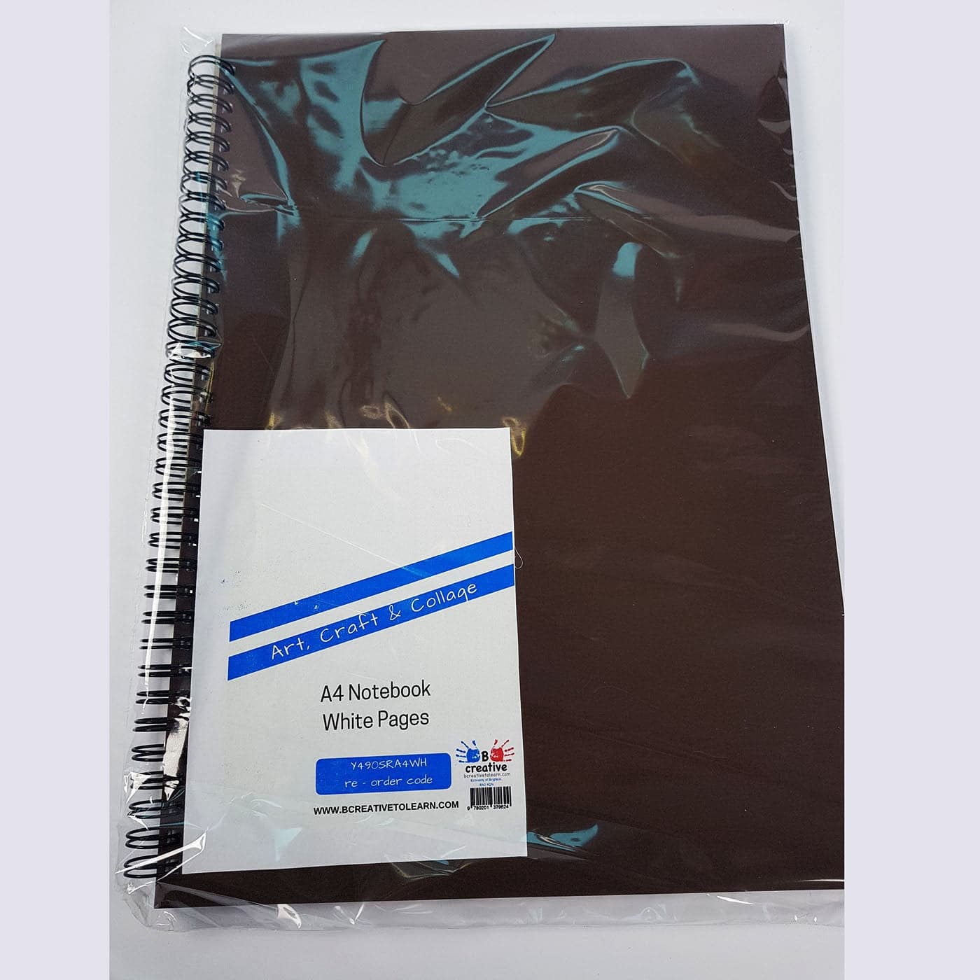 Scrap Books perfect for displaying Topic Work - Black Cover 20 White Pages