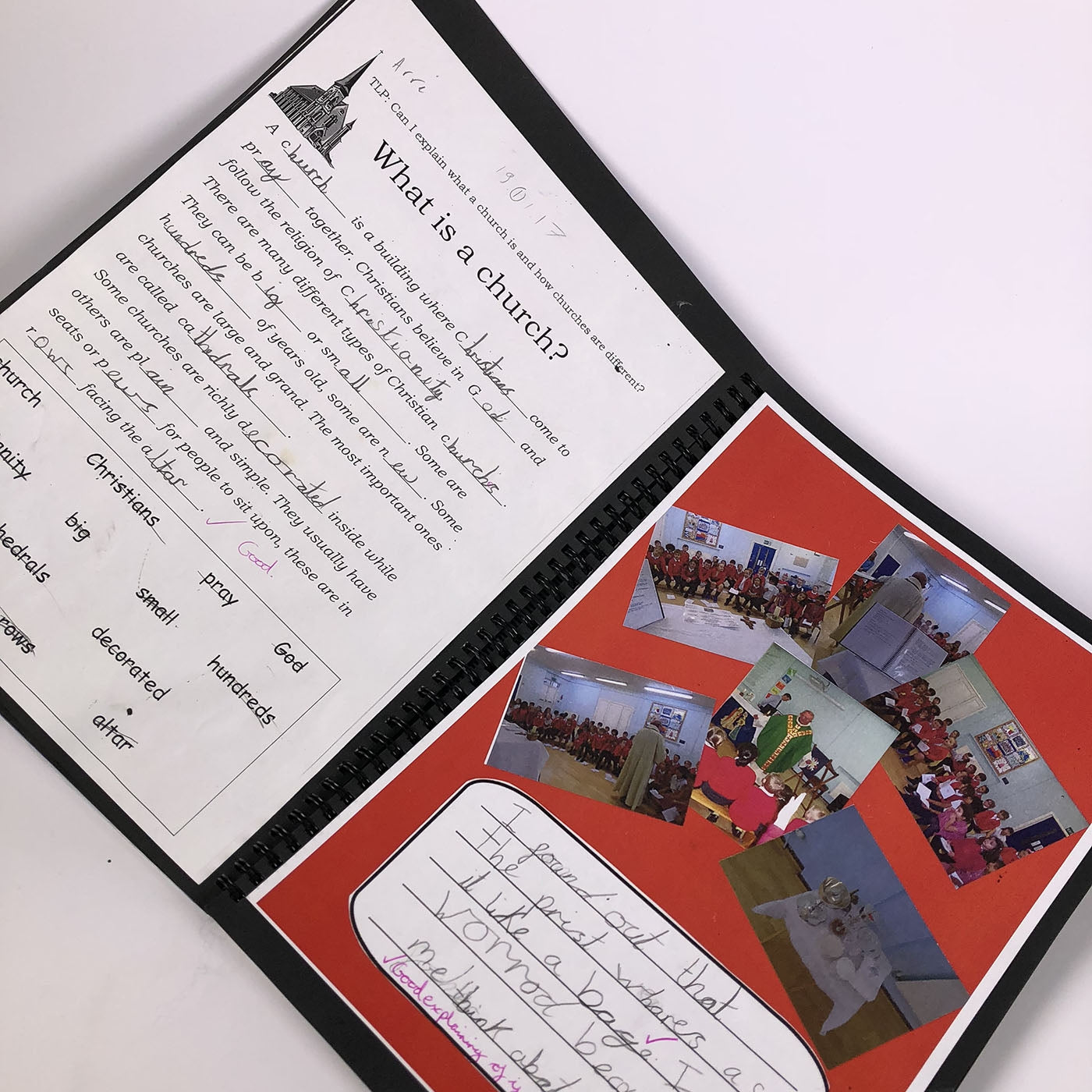 A4 project book