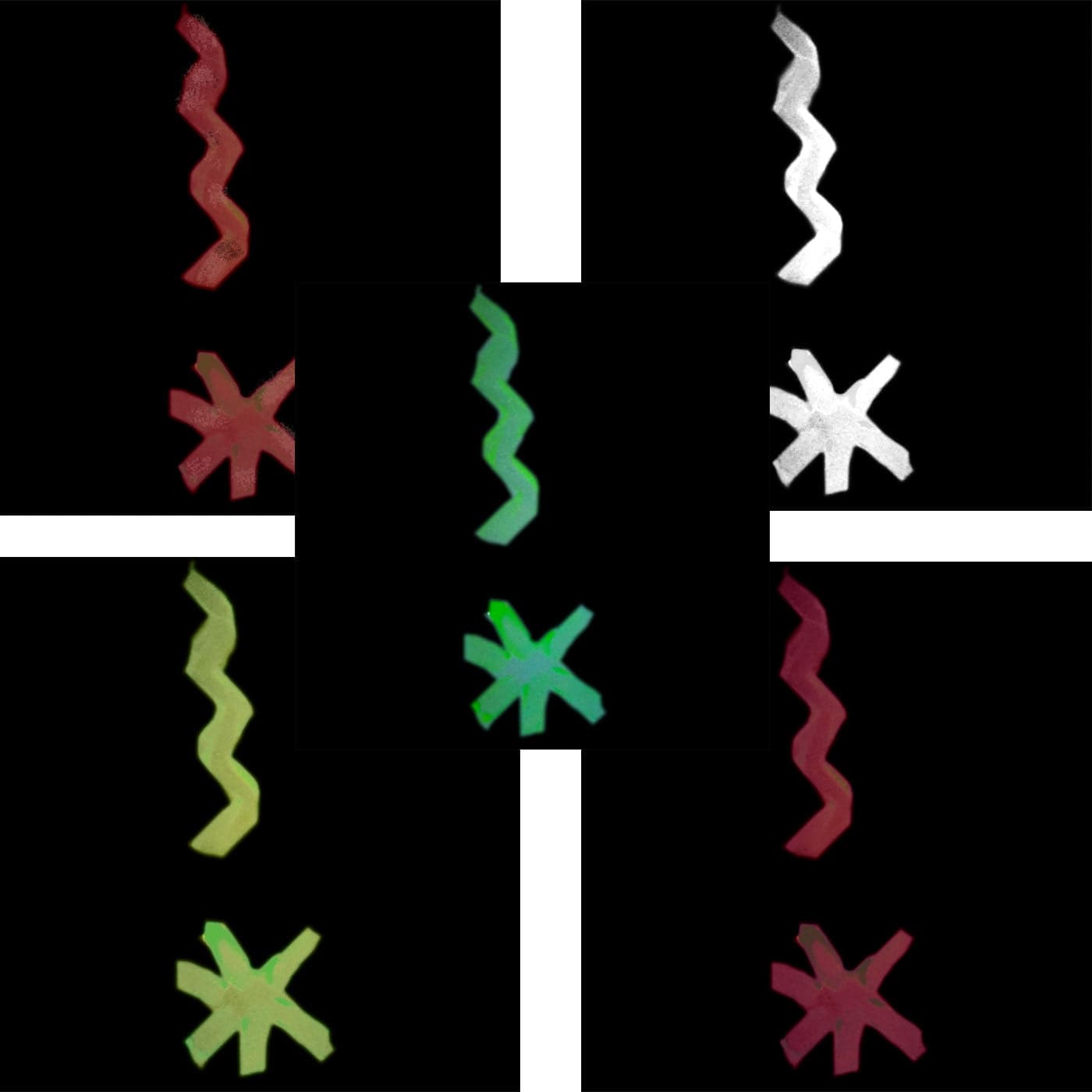 Fluorescent paint