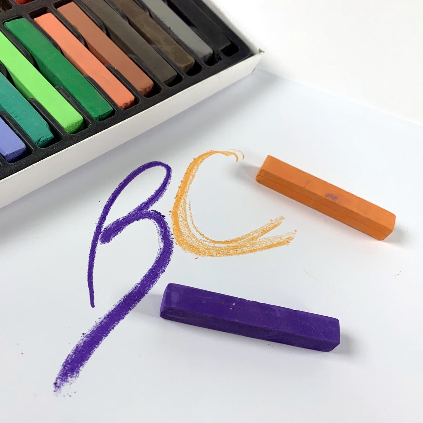 soft chalk pastels