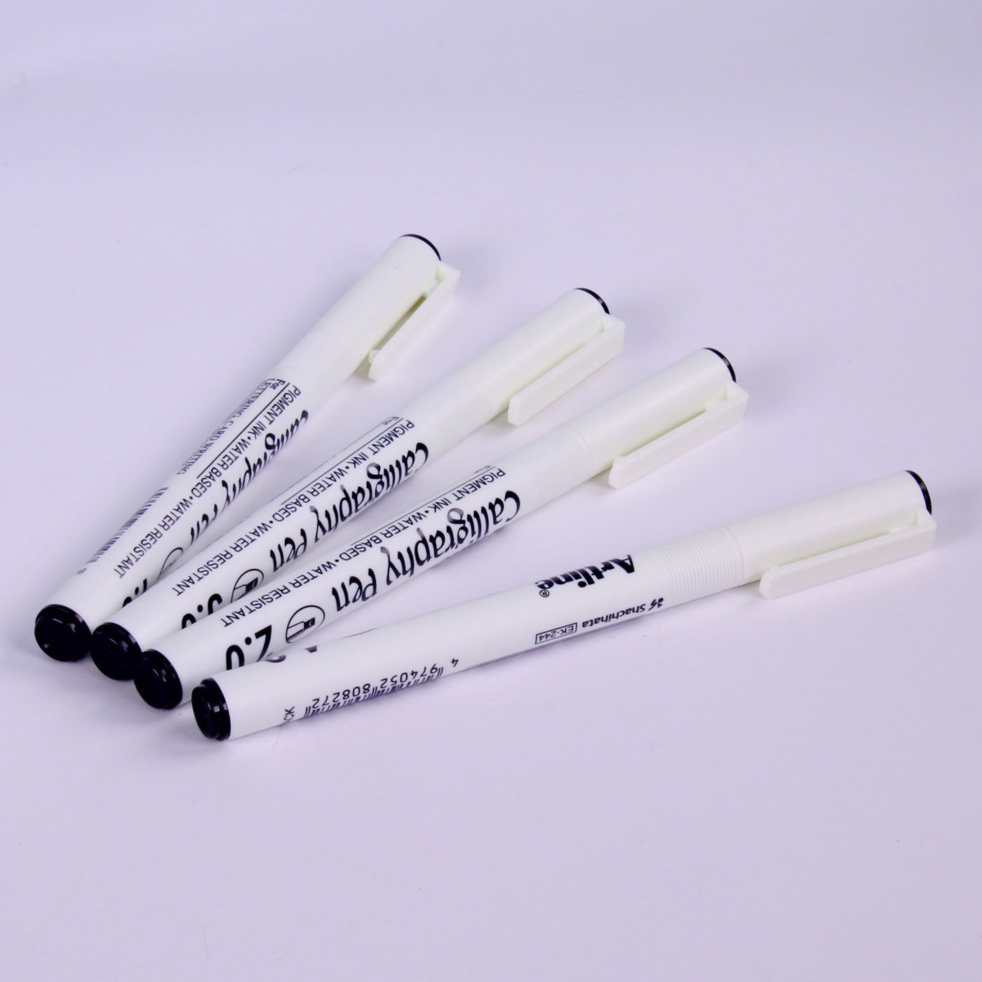 black handwriting pens