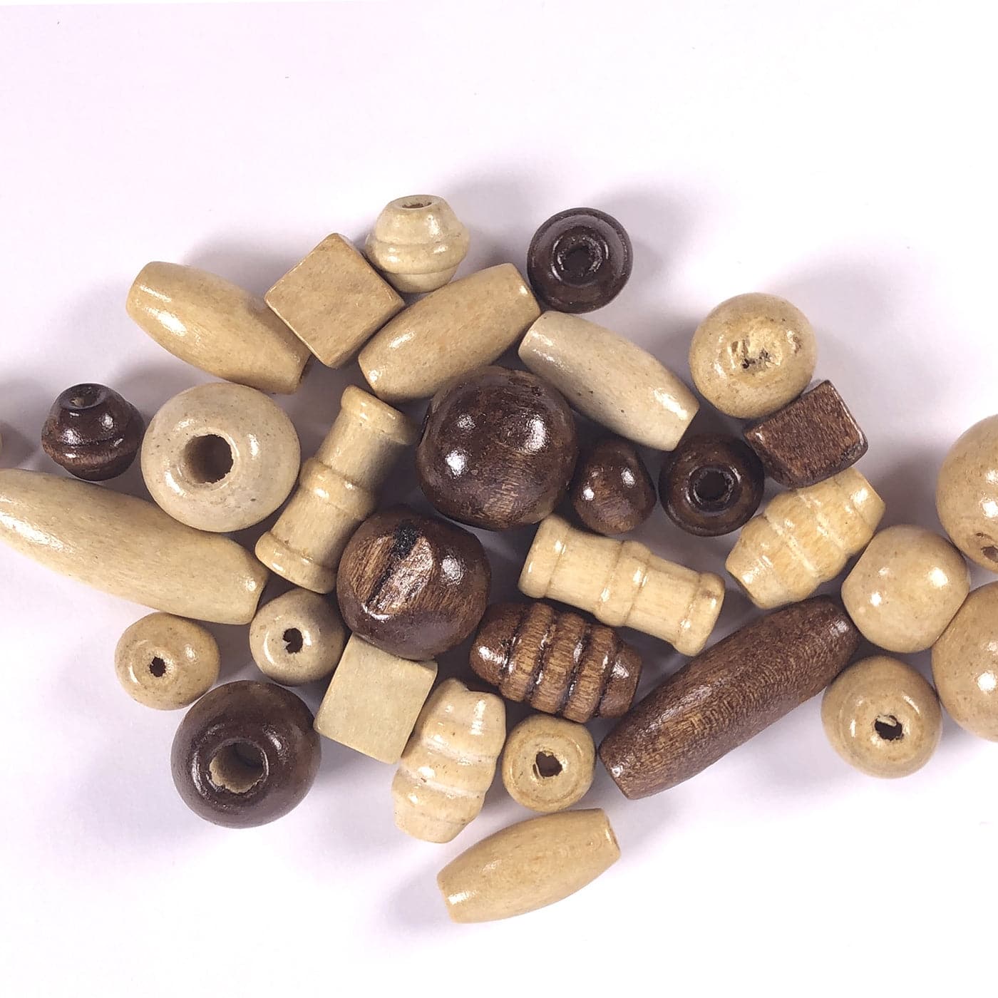 natural mixed beads