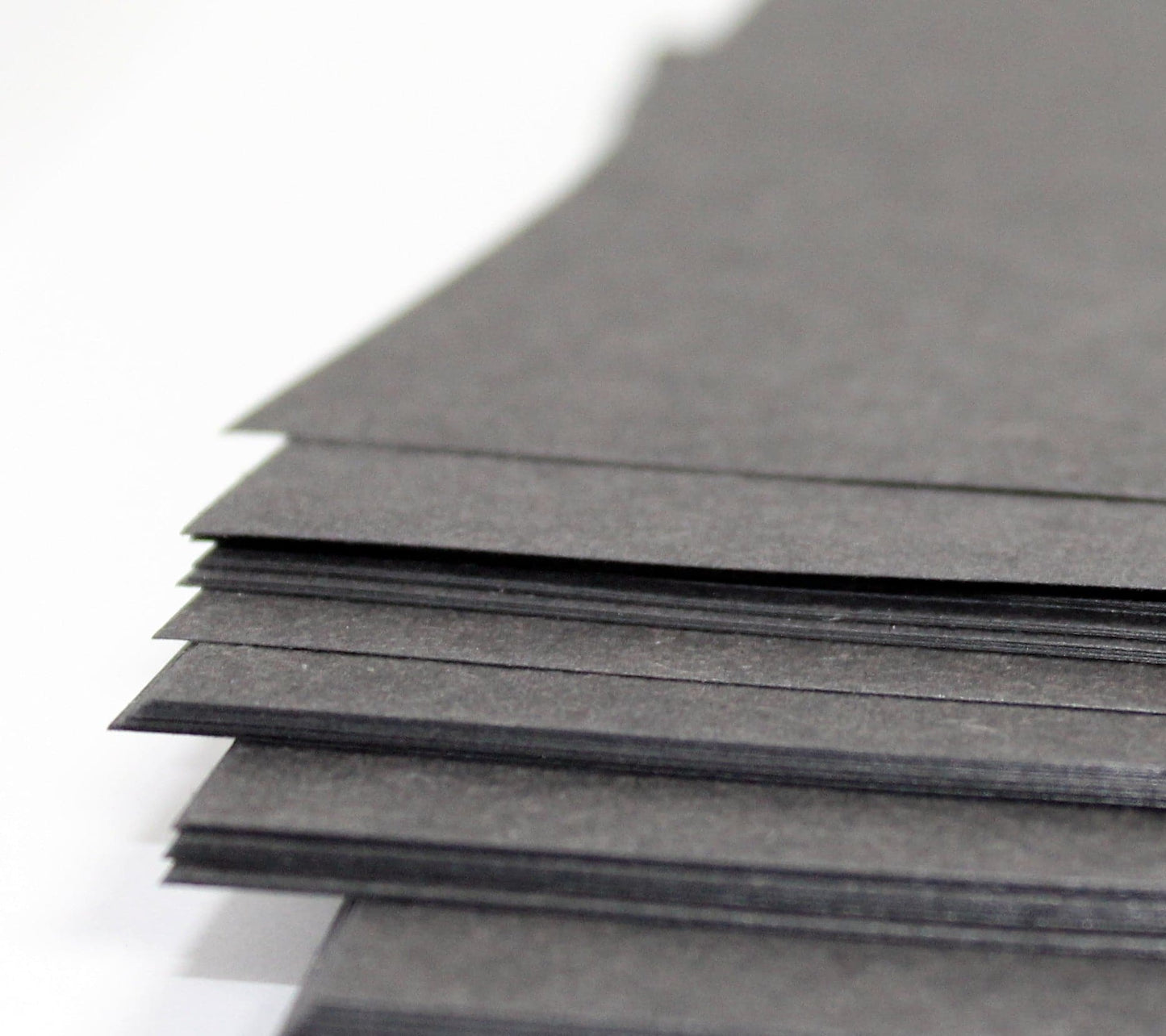 Recycled bright and black sugar paper