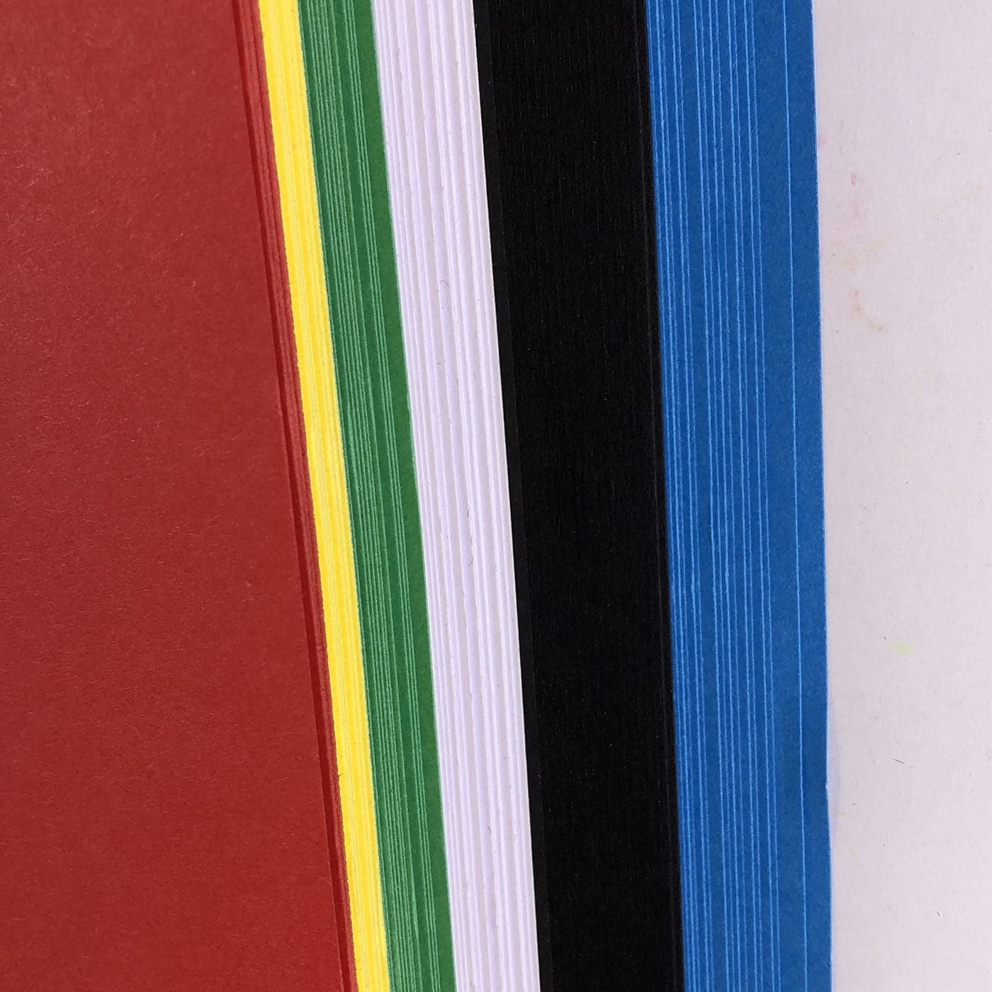 assorted colours card