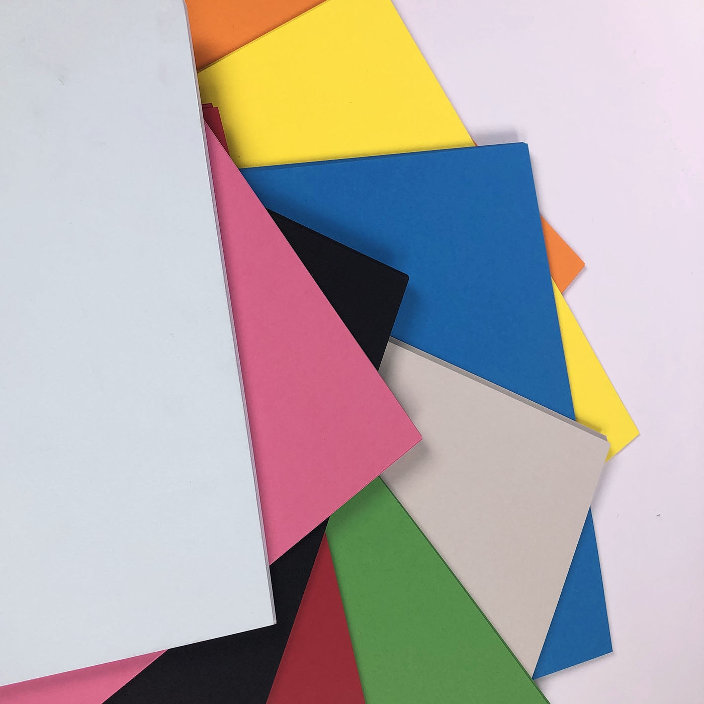 pack of 10 mixed colour cards