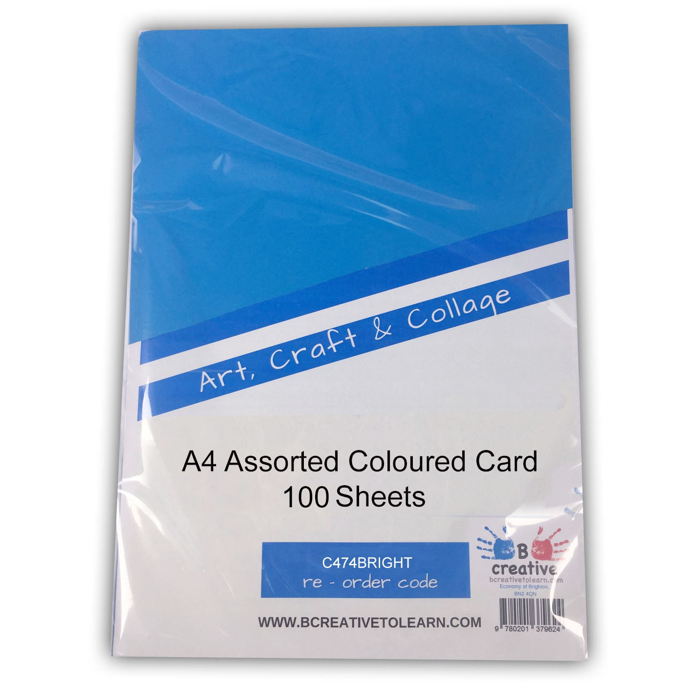 coloured card