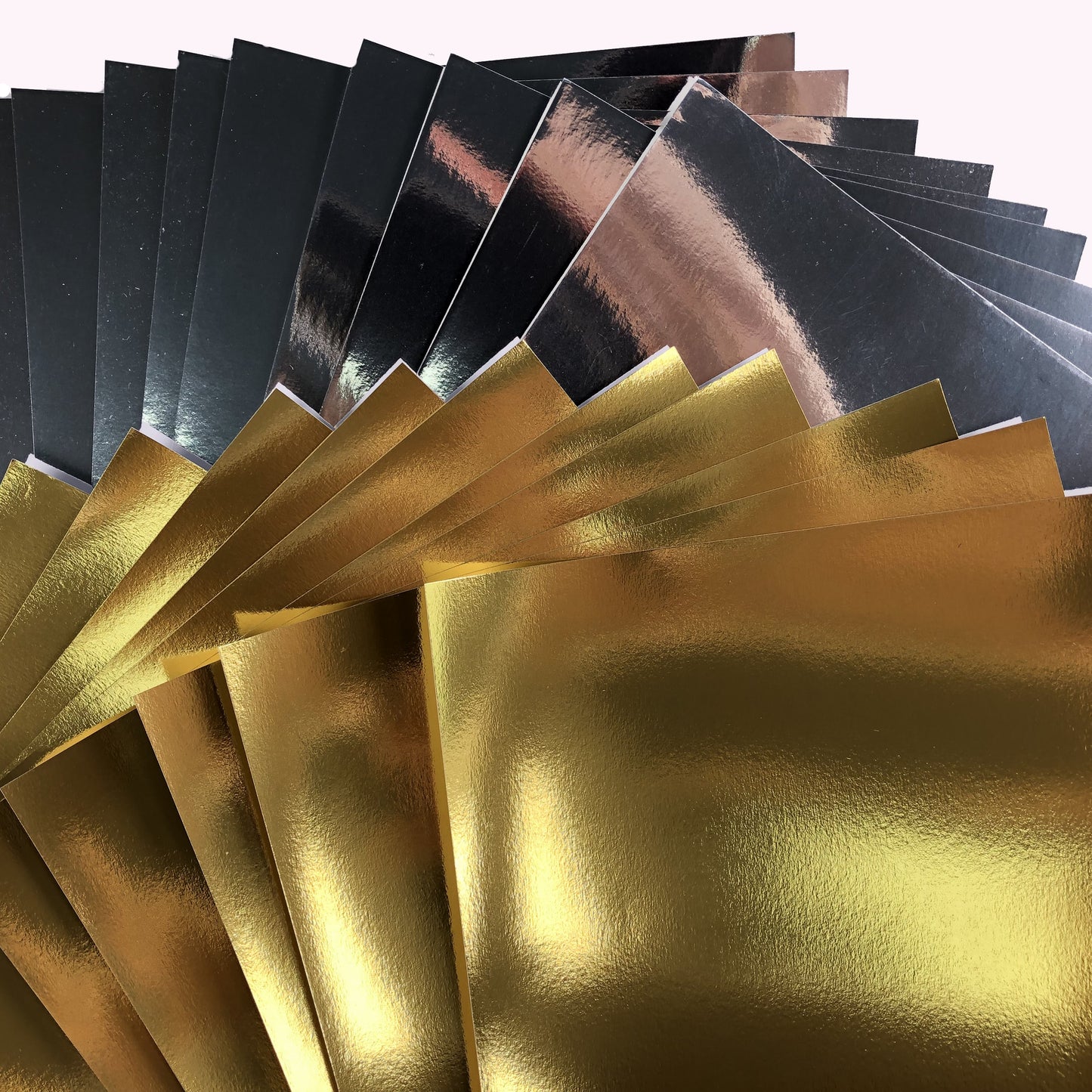 30 sheets metallic card
