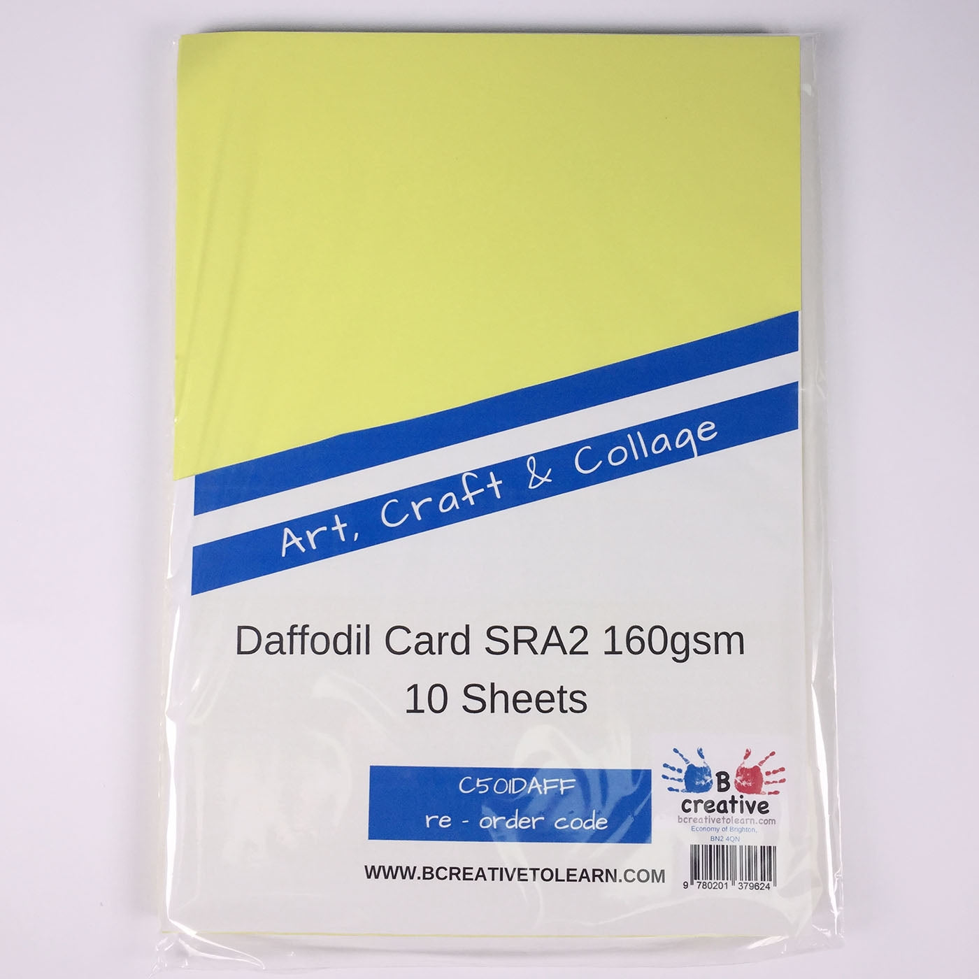 10 sheet pack yellow card
