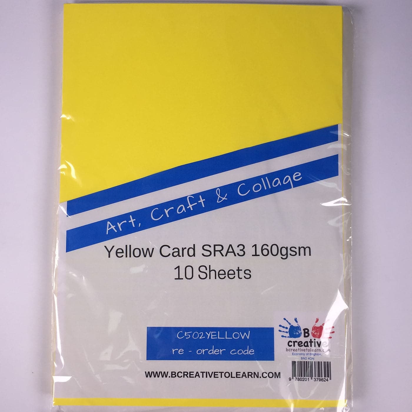 Smooth Craft Card SRA3 10 Sheets 160gsm Choose Colour