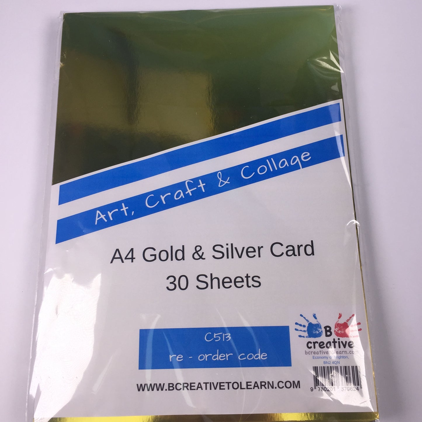 high gloss metallic shiny card board