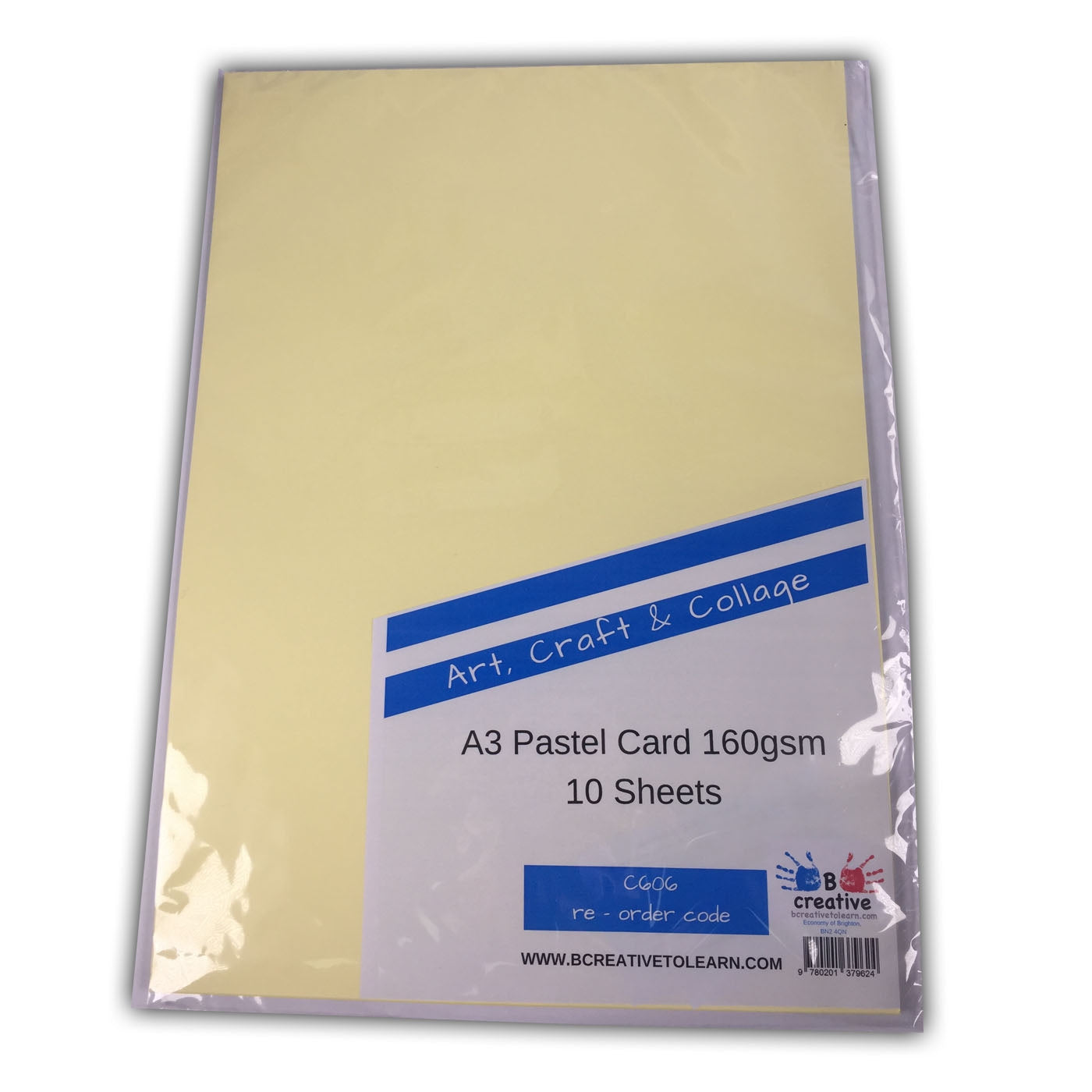 light coloured card A3