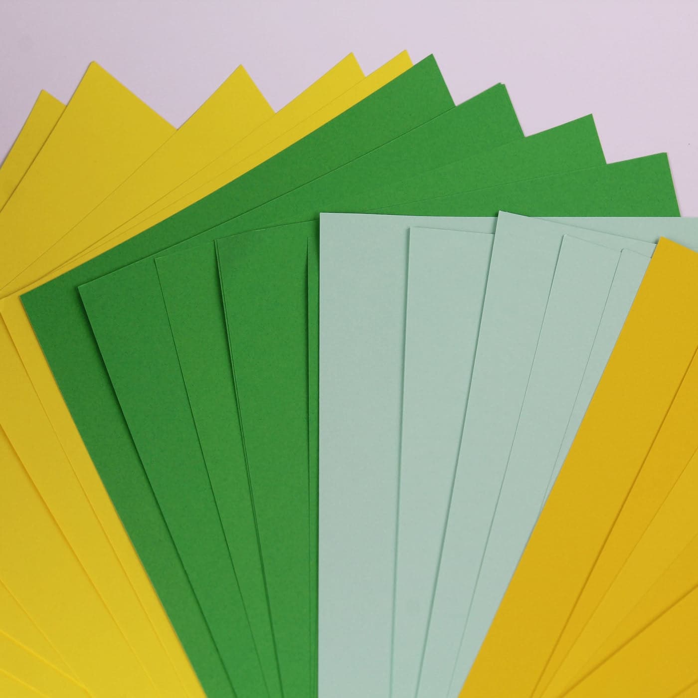 coloured spring card