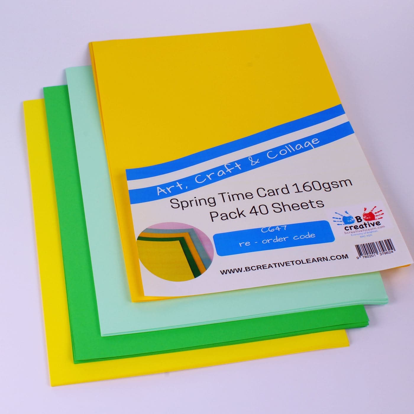 Spring Time Card 160gsm Pack of 40 Sheets