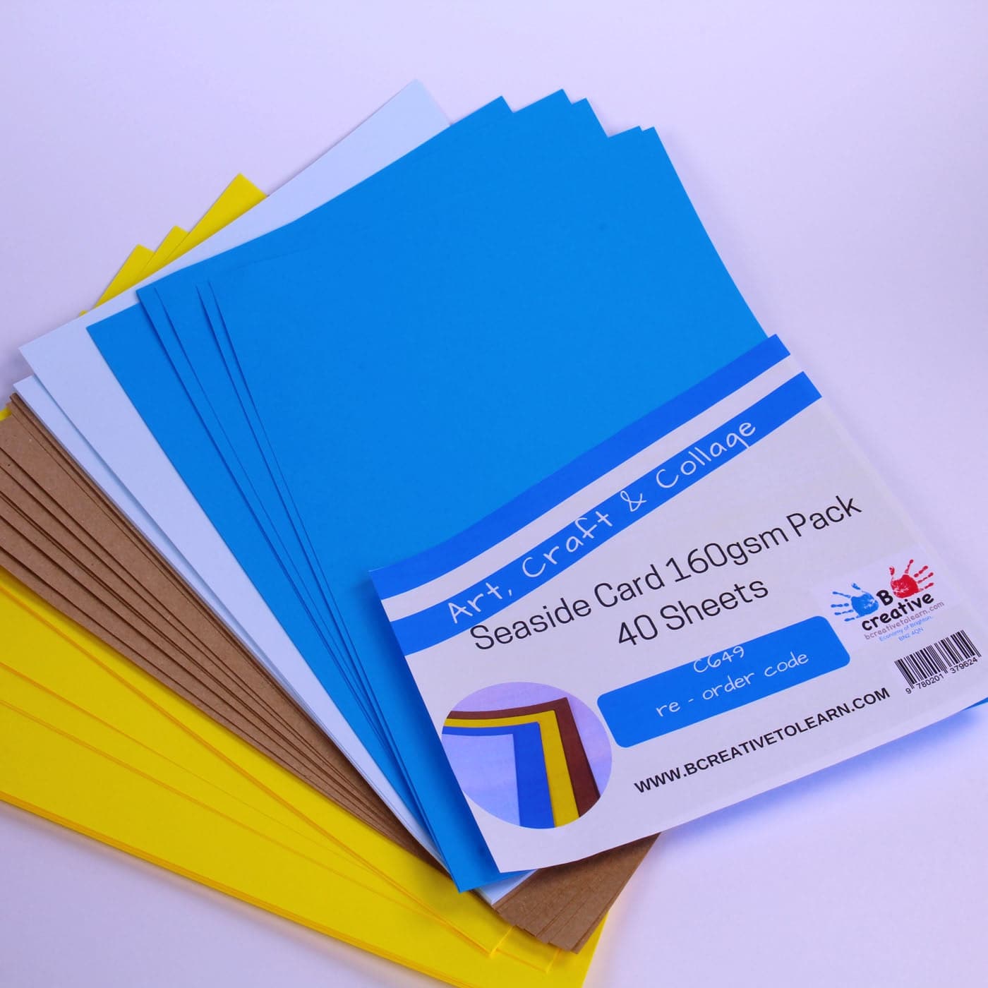 Seaside Card 160gsm Pack 40 Sheets