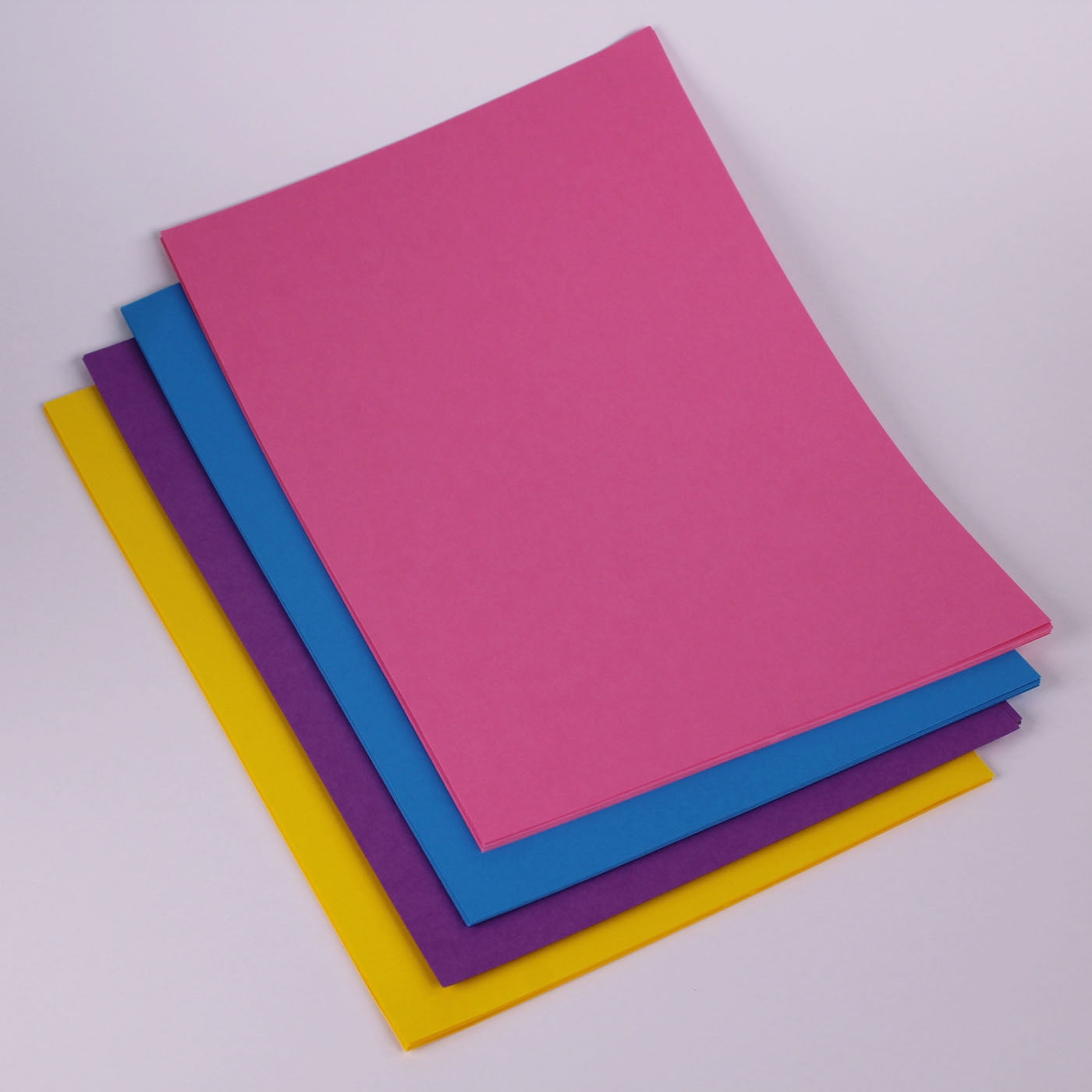 coloured card