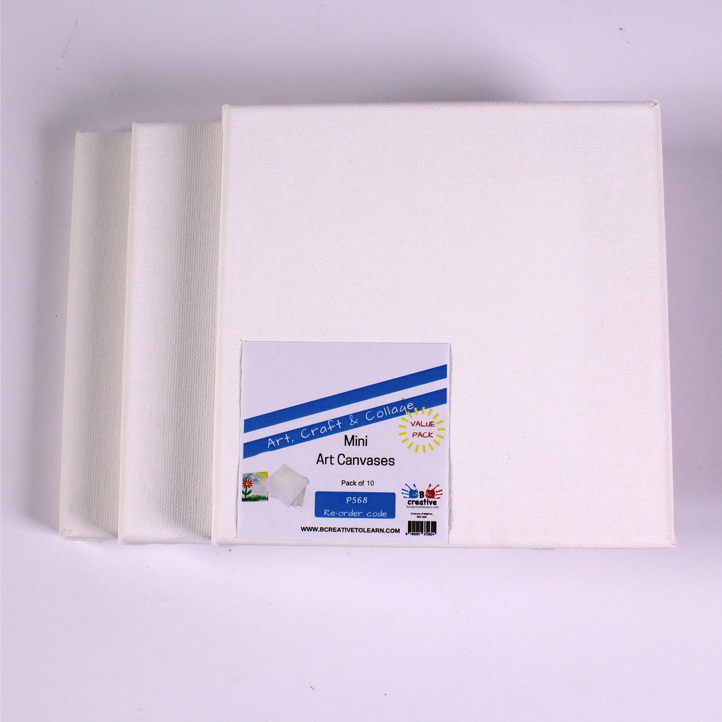 Mini Square Art Canvases 15 x15cm