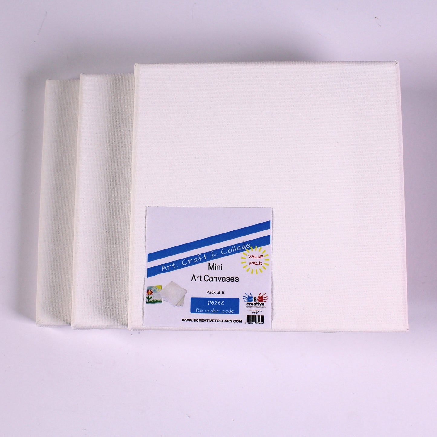 Mini Square Art Canvases 15 x15cm
