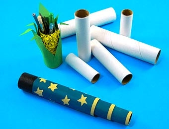 cardboard modelling rolls