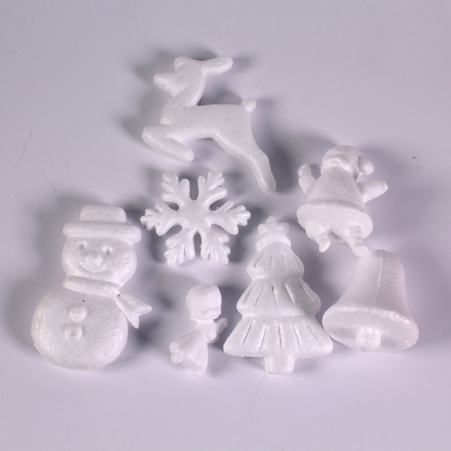 christmas polystyrene shapes