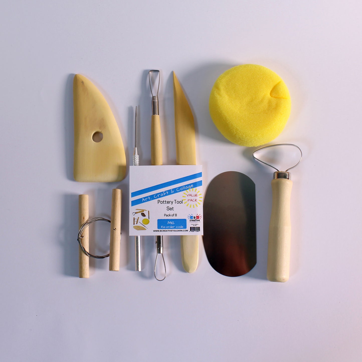Clay pottery tool set