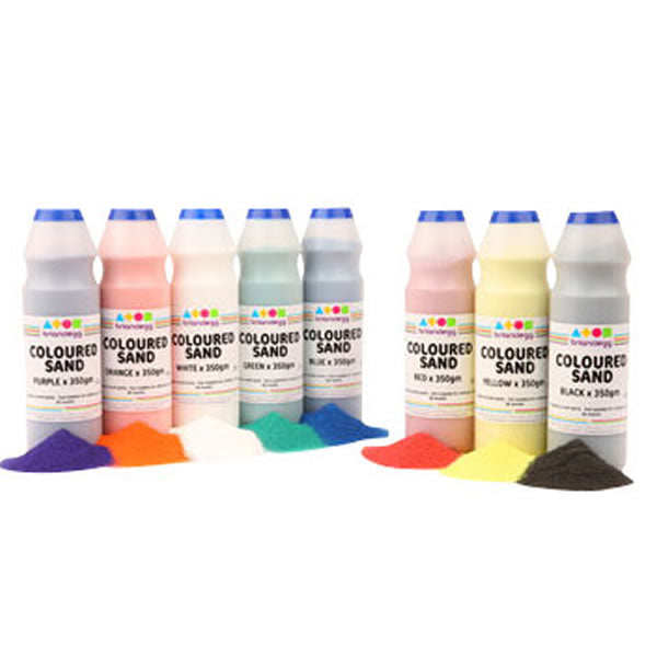 coloured sand