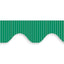 Corrugated Bordettes Scallop Edge 2 x 3.75m Metallic Green