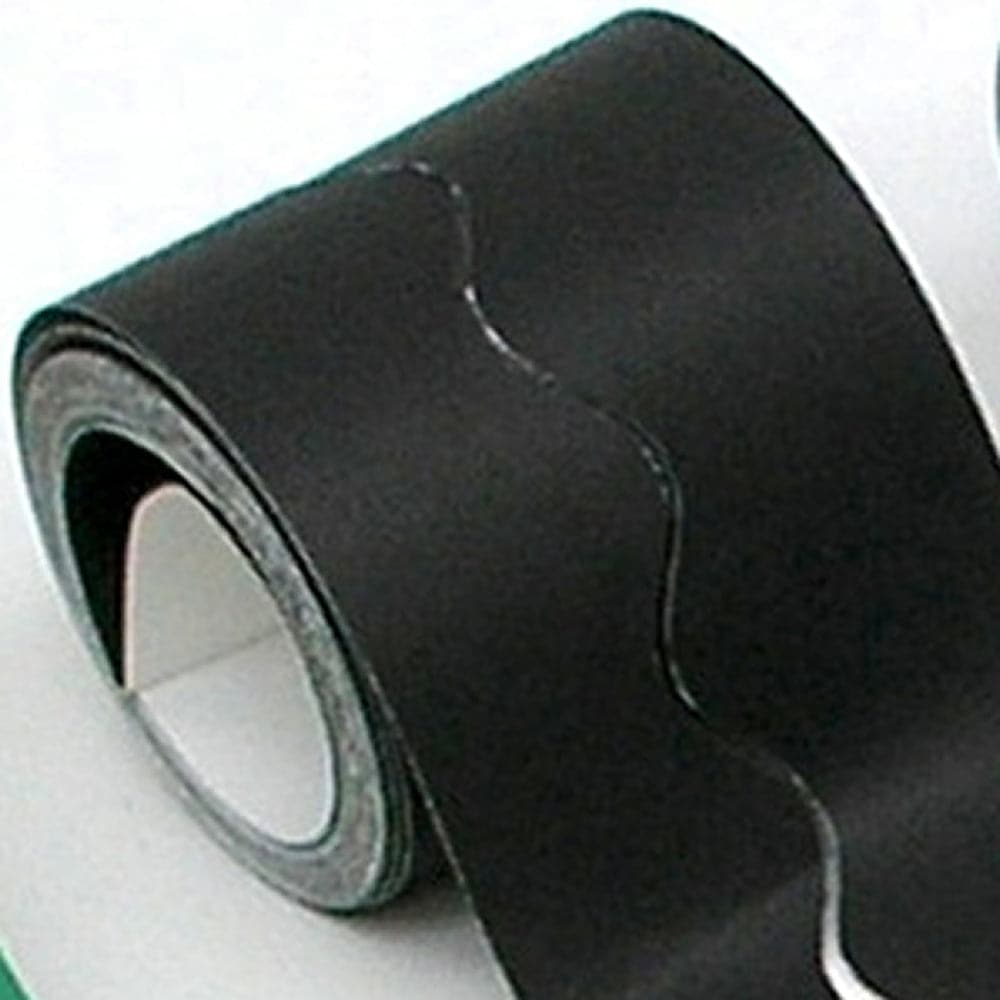 Smooth Bordettes Scallop Edge 15m Strip Black