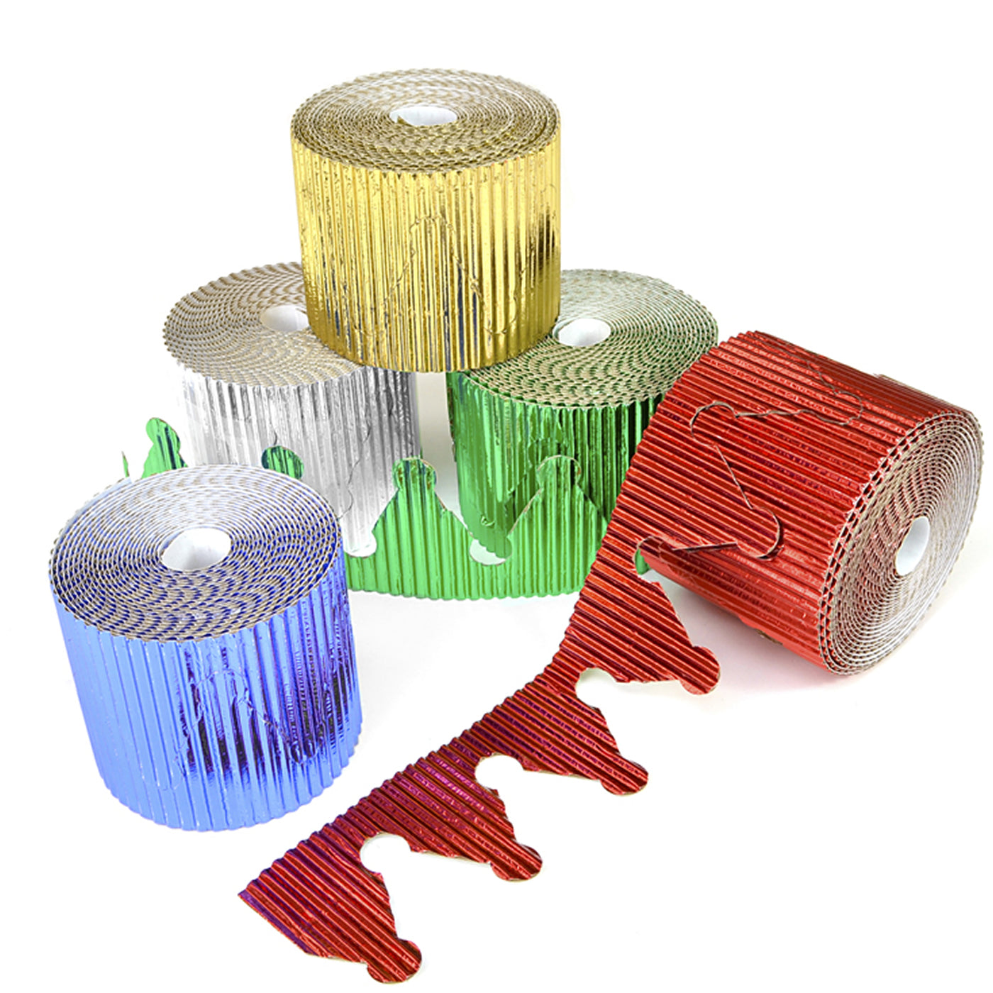 Metallic Crown Bordette Selection of 5
