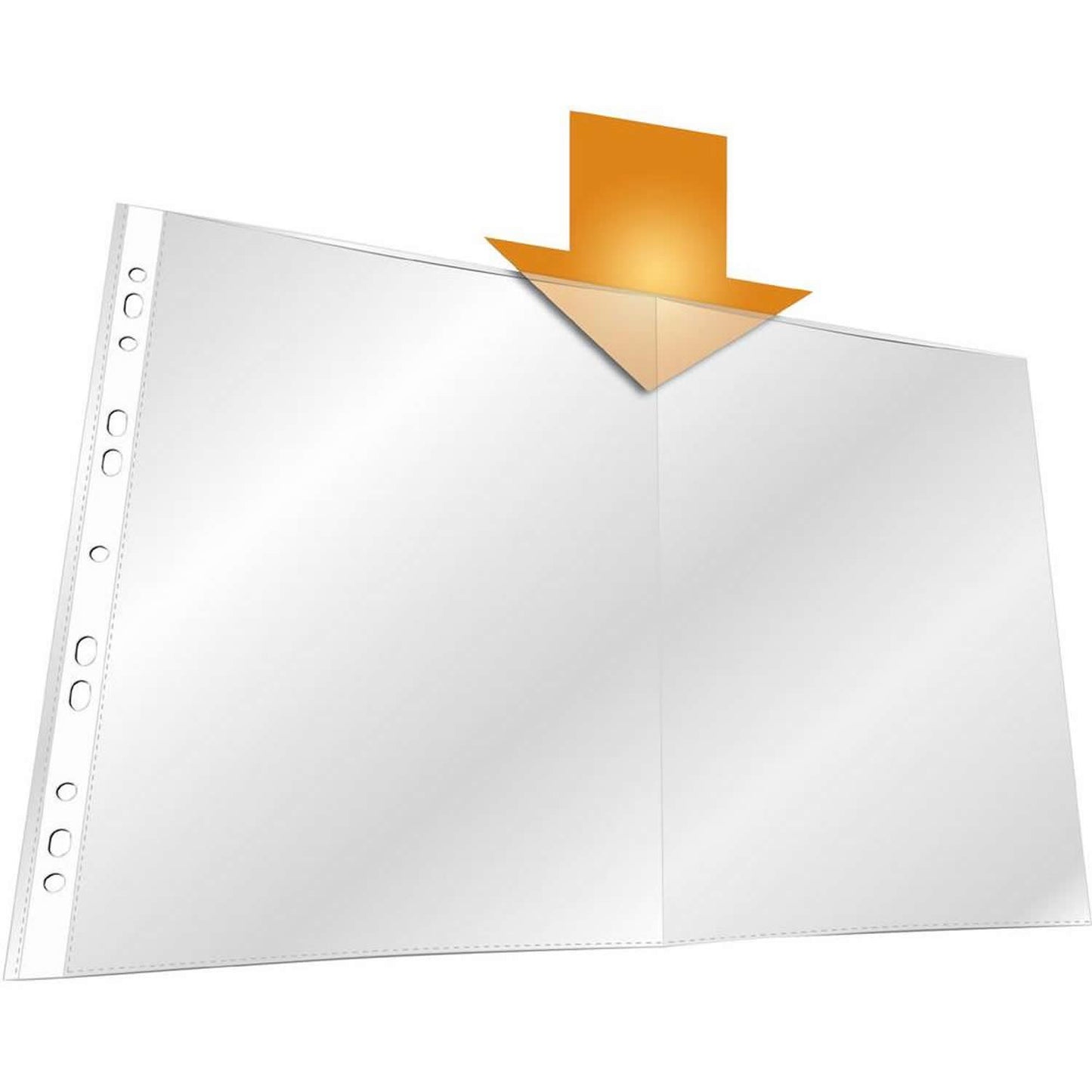 A1 Landscape Punch Pockets Pack of 5