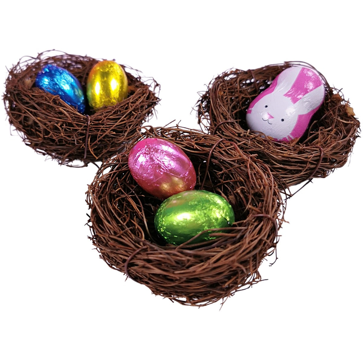 Artificial Birds Nest Diameter Mini Nests Easter Crafts Pack of 3