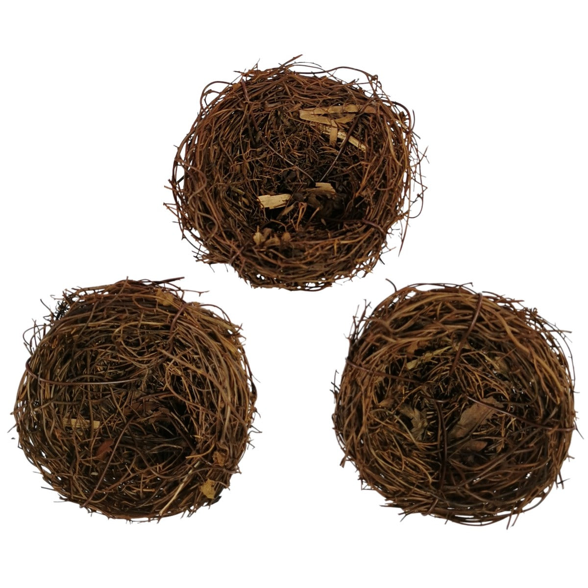 Artificial Birds Nest Diameter Mini Nests Easter Crafts Pack of 3