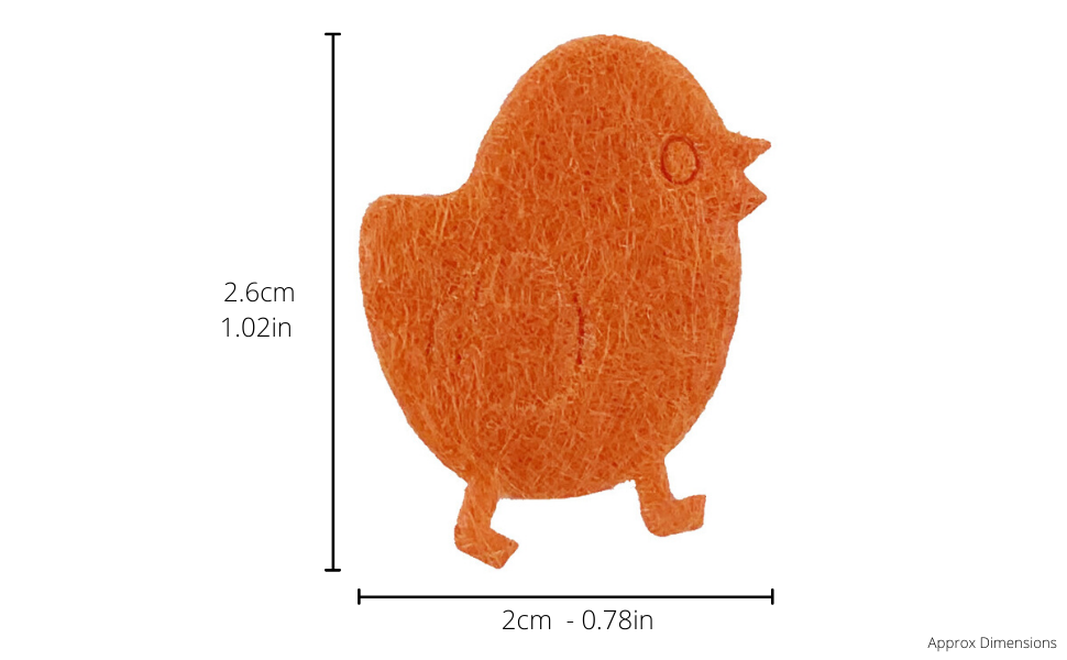 easter felt chicks