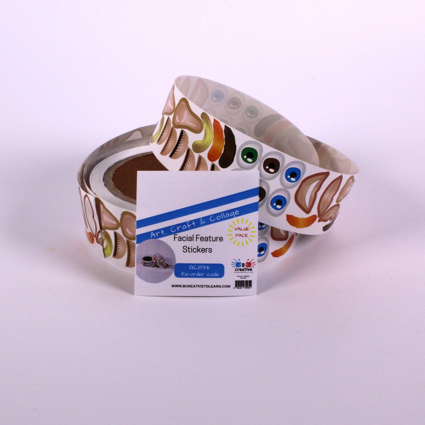stickers on roll