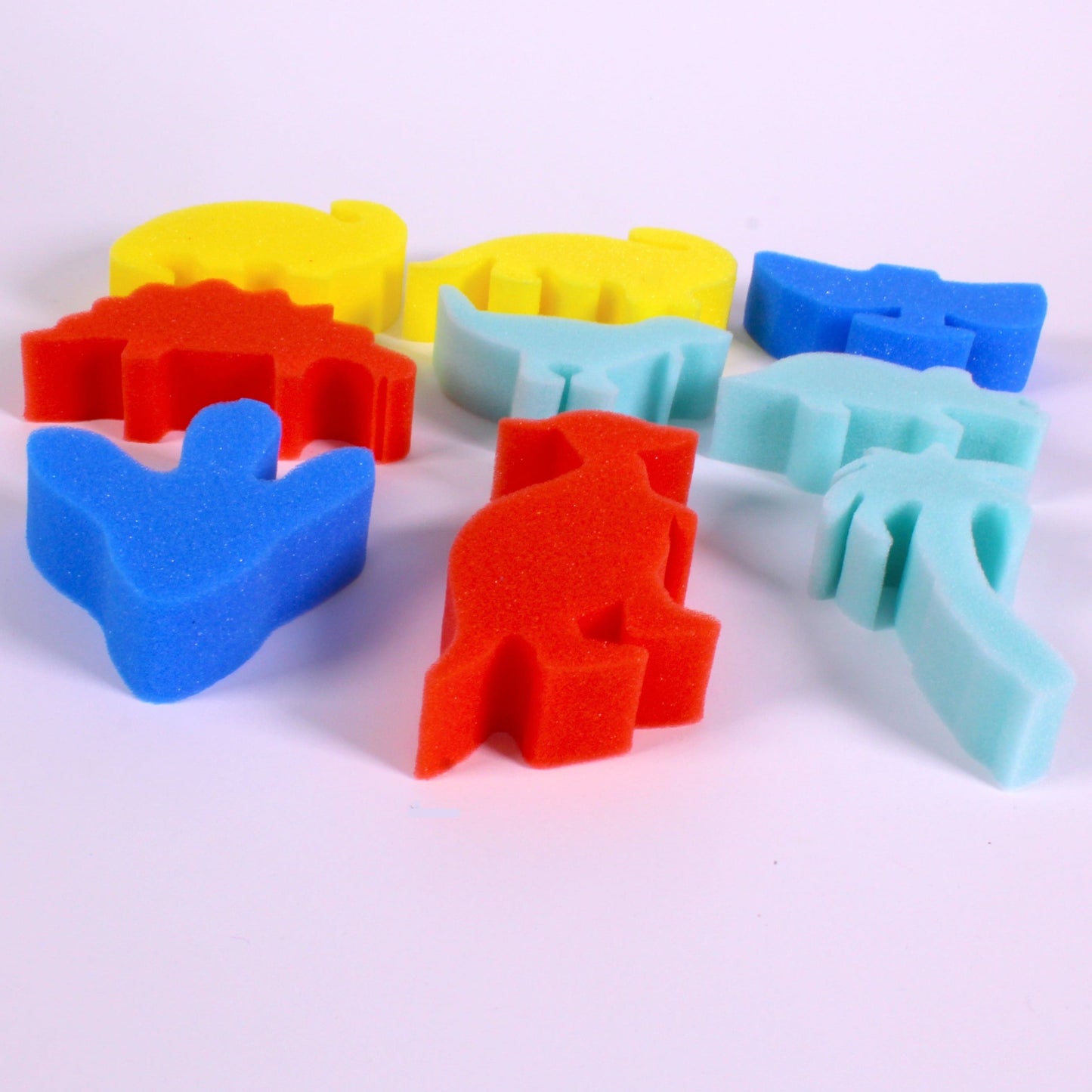 Dinosaur sponge painting set