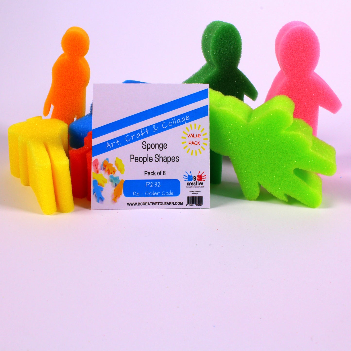 people paint sponges