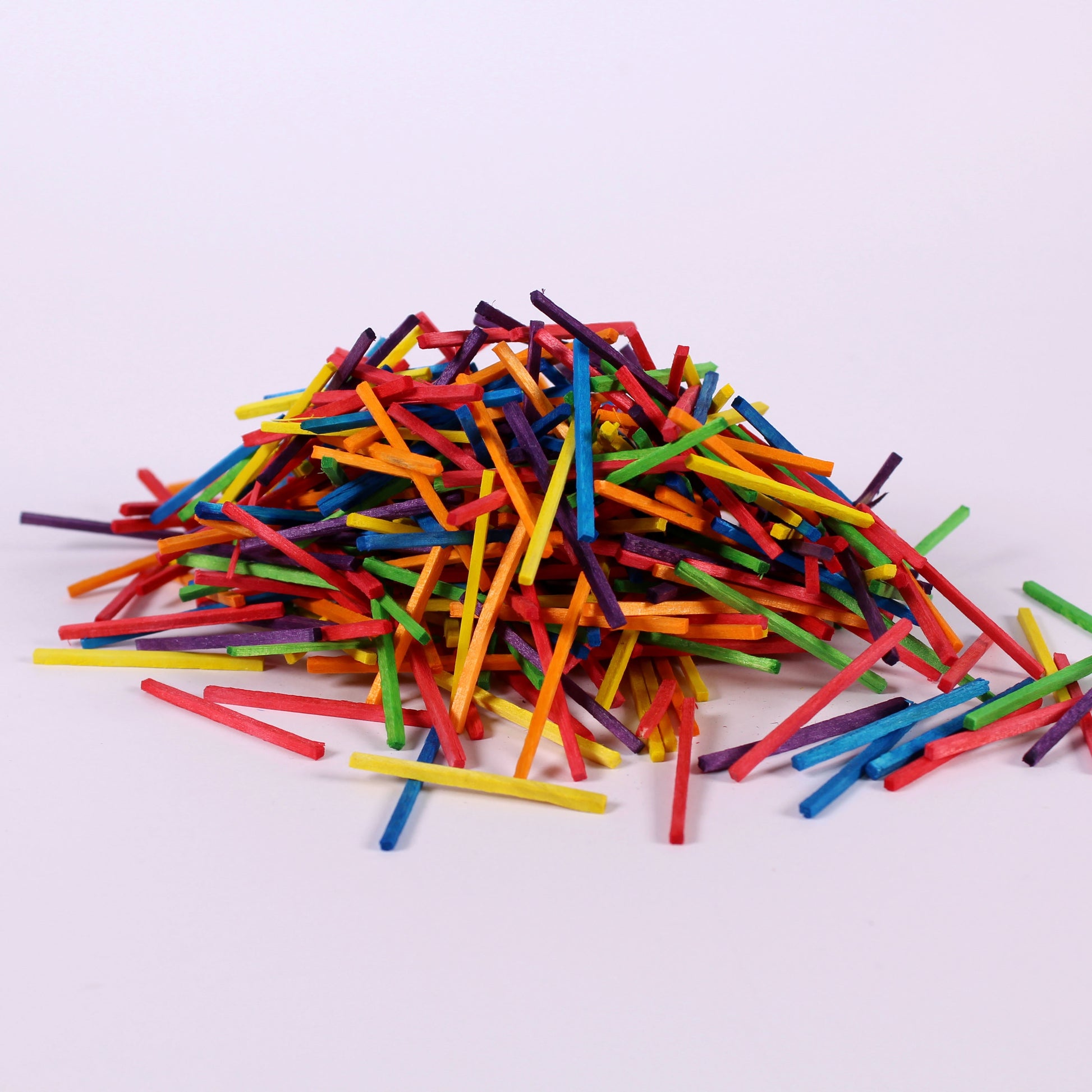 coloured matchsticks