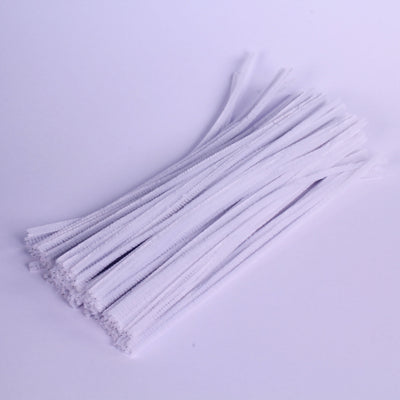white pipe cleaners
