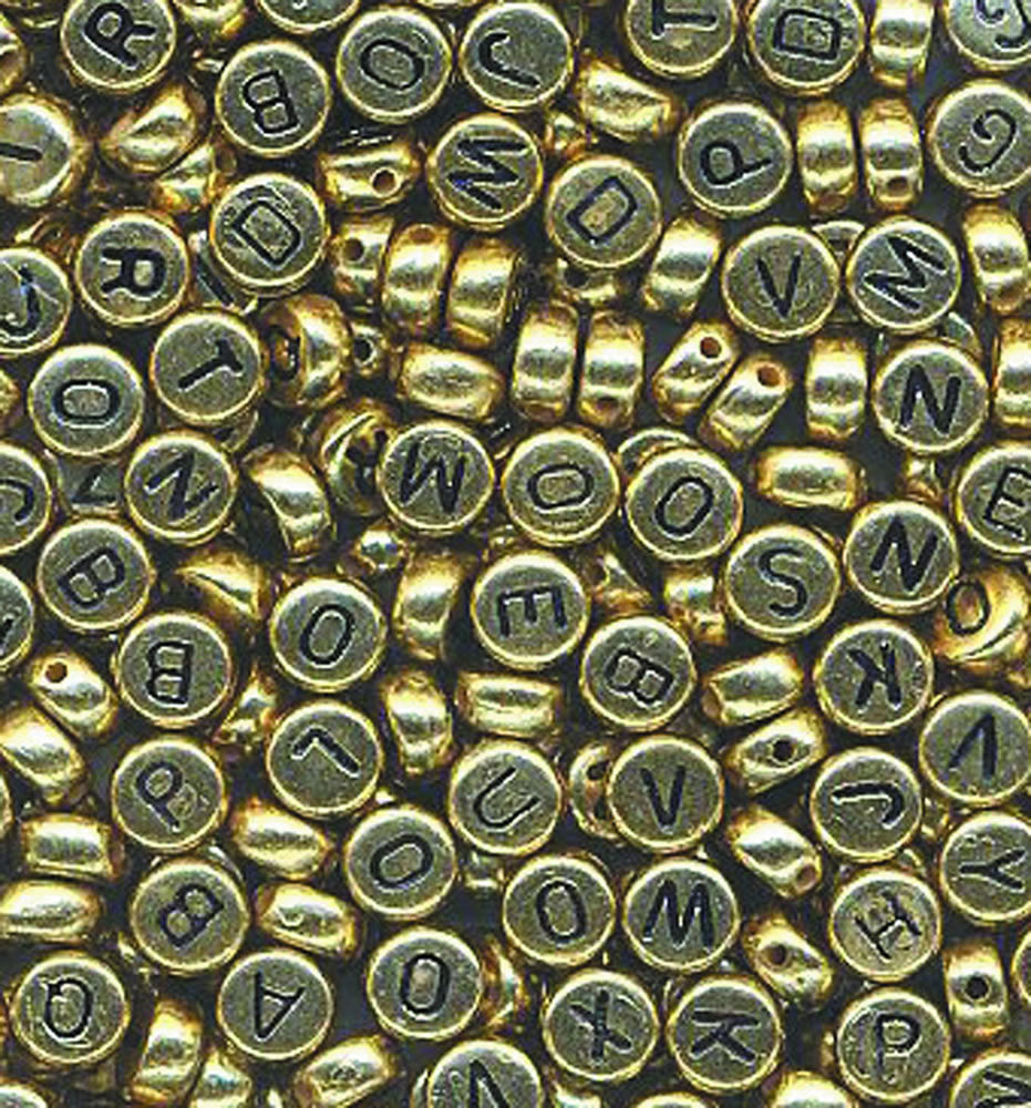 alphabet beads