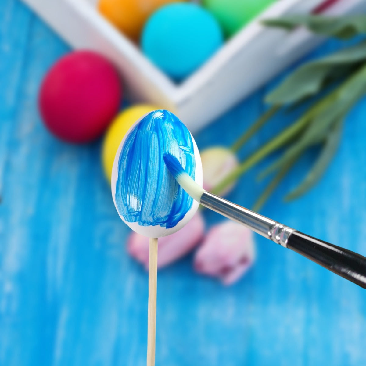 Plastic Eggs With Sticks