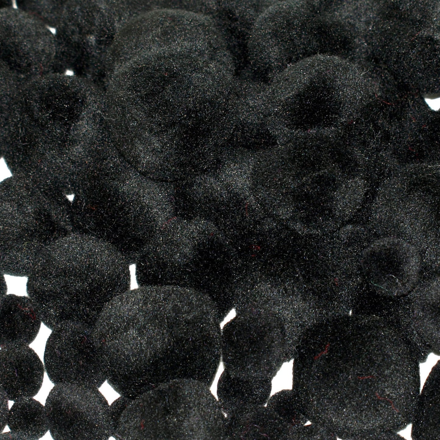 Black Pom-Poms