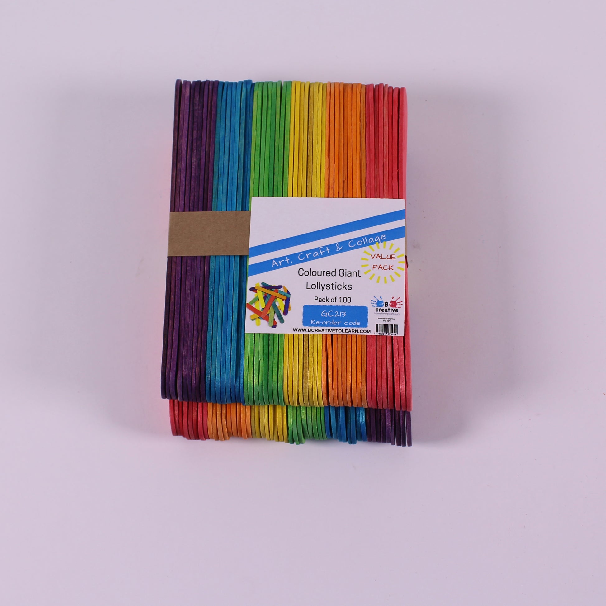 giant coloured lolly sticks